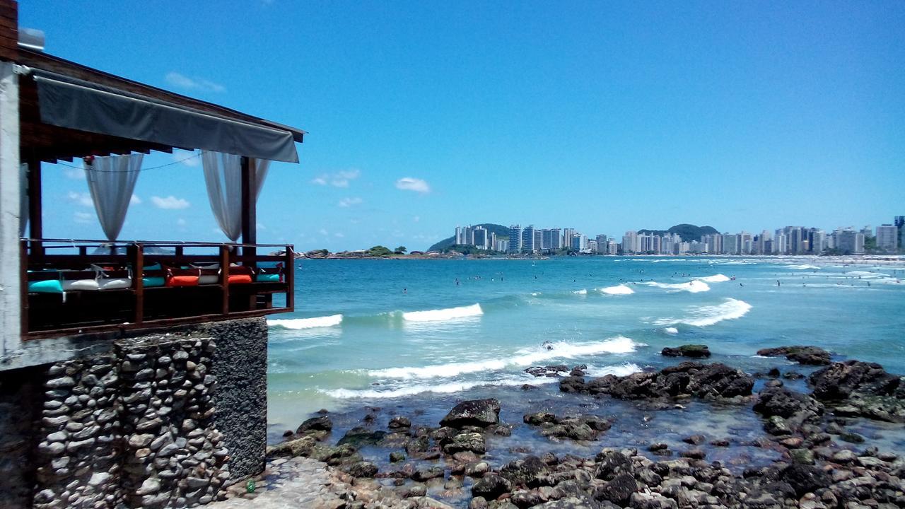 Appartamento Apartamento Frente Para O Mar ,50 M Da Praia , Ar Condicionado Todos Quartos Guarujá Esterno foto