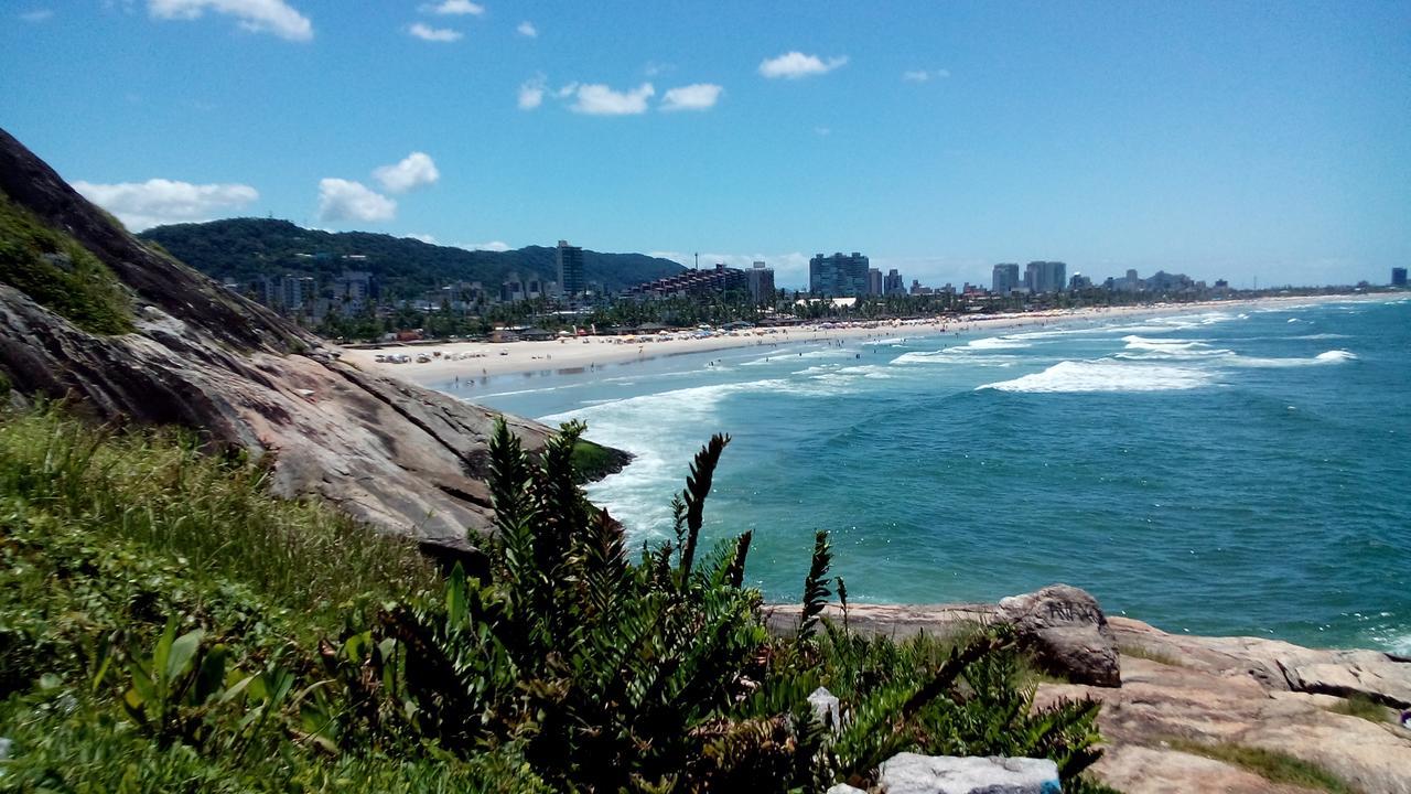 Appartamento Apartamento Frente Para O Mar ,50 M Da Praia , Ar Condicionado Todos Quartos Guarujá Esterno foto